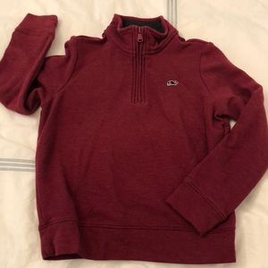 Vineyard Vines Boys’ Saltwater 1/4 Zip pullover.